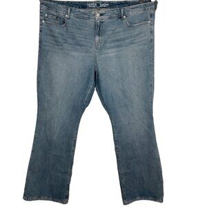 Torrid Mid Rise Slim Boot Classic Denim Jeans Plus Size 26XT Tall Light Wash New